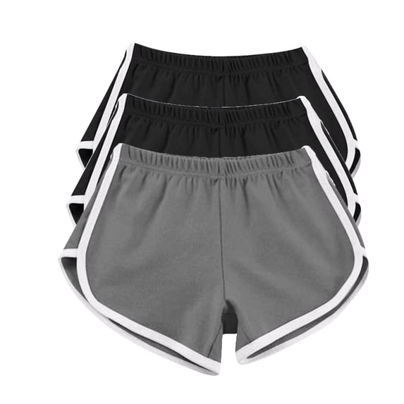 ShomPort 3 PCS Athletic Shorts for Women Summer Comfortable Workout Yoga Shorts Casual Loungewear Shorts