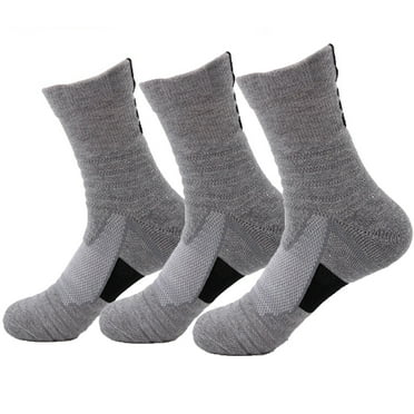 ShomPort 3 Pairs Cold Weather Socks Cotton Crew Socks Casual Athletic Socks Women Cozy Gifts
