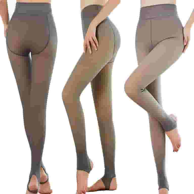 超高品質で人気の Pairs 3 ShomPort Fleece Warm Winter Women, for Tights Lined Clothing