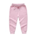 thumbnail image 1 of ShomPort Baby Boys Girls Sweatpants Casual Cotton Solid Color Sport Jogger Pants Infant Athletic Trousers with Pockets, 1 of 4