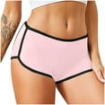 thumbnail image 1 of ShomPort Boxer Panties for Womens Color Block Breathable Cotton Trendy Briefs Smoothing Comfort Underpants, 1 of 7
