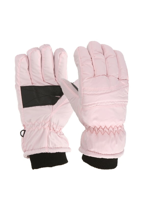 Boys Girls Gloves Kids Padded Lined Warm Snow Gloves Windproof Ice Skating Gloves Age 4-8 Years