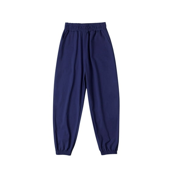 ShomPort Boys' Jogger Pants Baggy Elastic Waist Running Workout Sweatpants Solid Color Casual Pants