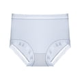thumbnail image 1 of ShomPort Breathable Panties for Women Stretchy Thin Underwear Lace Trim Seamless Hipster Briefs, 1 of 2