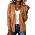 thumbnail image 1 of ShomPort Cardigan Sweaters for Women Button down Knit Cardigans Casual Lightweight Sweater, 1 of 5