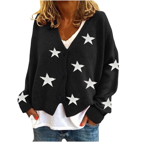 ShomPort Cardigan Sweaters for Women Long Sleeve Open Front Lightweight Casual Soft Sweater Fall Comfy Coat