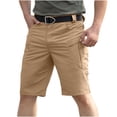 thumbnail image 1 of ShomPort Cargo Shorts for Mens Waterproof Lightweight Straight Leg Loose Pants Solid Color Hiking Camping Vacation Summer Pants, 1 of 6