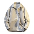 thumbnail image 1 of ShomPort Casual Big and Tall Coats for Mens Lapel Long Sleeve Button Down Solid Color Vintage Outwear Trendy Comfort Jackets, 1 of 8