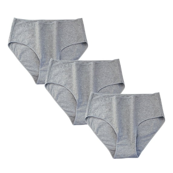 ShomPort Cotton Briefs for Women Comfortable Low Waist Basic Underwear Seamless Hipster Panties