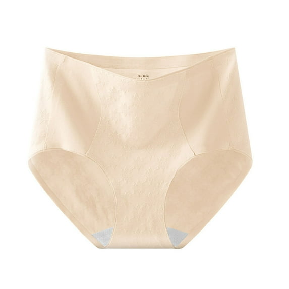 ShomPort Cotton High Waist Underwear for Women No Show Hipster Panties Comfortable Basic Briefs