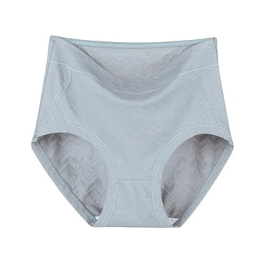 ShomPort Cotton Underwear for Women Plus Size Breathable Briefs Comfortable High Waisted Full Coverage Panties