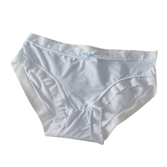 ShomPort Cute Panties for Women Breathable Quick Dry Hipster Briefs Lace Trim Breathable Girls Underwear