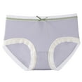 thumbnail image 1 of ShomPort Cute Panties for Women Mesh Breathable Briefs High Waist Seamless Hipster Underpants, 1 of 5
