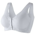 thumbnail image 1 of ShomPort Front Closure Seamless Bra for Women Comfortable Wireless Sleep Bras Padded Push-Up Bras, 1 of 5