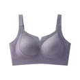 thumbnail image 1 of ShomPort Full Coverage Bras for Womens Plus Size Supportive U-Back Wireless Breathable Smoothing Underwear, 1 of 3