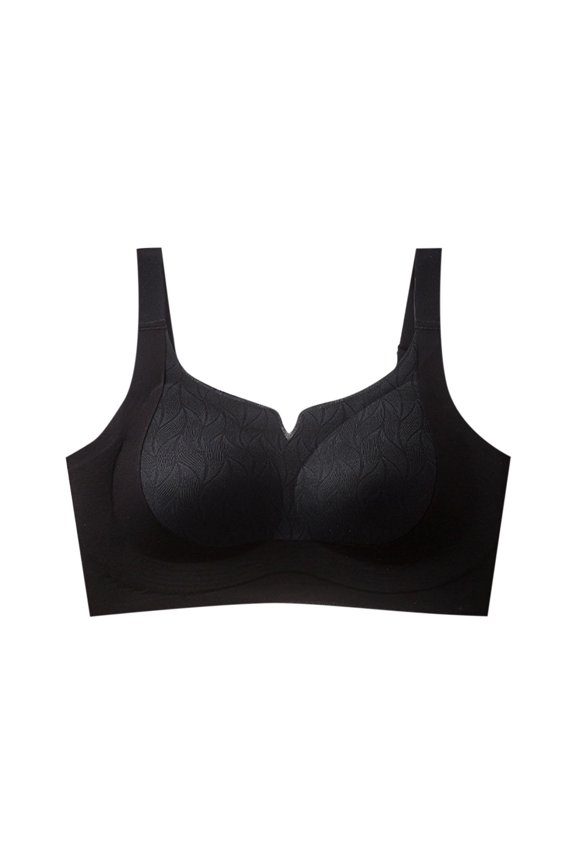 Full Coverage Bras for Womens Plus Size Supportive U-Back Wireless Breathable Smoothing Underwear