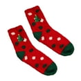 thumbnail image 1 of ShomPort Fuzzy Christmas Socks For Women Super Soft Cozy Winter Warm Sleeping Slipper Socks Gift For Women, 1 of 3