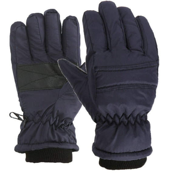 ShomPort Girls Boys Winter Gloves Kids Padded Lined Warm Snow Gloves Windproof Ice Skating Gloves 7-12 Years