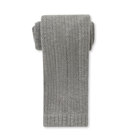 ShomPort Girls Footless Tights Stockings Winter Fall Thermal Ribbed Knit Leggings 3-15 Years