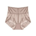 thumbnail image 1 of ShomPort High Waist Panties for Women Floral Lace Breathable Briefs See Through Hipster Underwear, 1 of 2