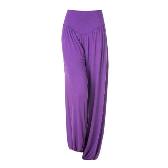 ShomPort High Waist Yoga Pants for Women Summer Loose Soft Lantern Pants Workout Dance Sweat Pants