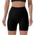 thumbnail image 1 of ShomPort High Waist Yoga Shorts for Women Summer Comfortable Seamless Knit Workout Biker Shorts, 1 of 7