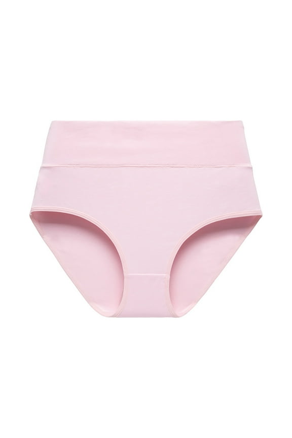 High Waisted Panties for Women Seamless Comfortable Hipster Underwear Stretchy Solid Color Briefs 4 Pack