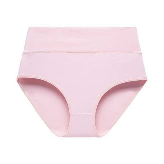 ShomPort High Waisted Panties for Women Seamless Comfortable Hipster Underwear Stretchy Solid Color Briefs 4 Pack