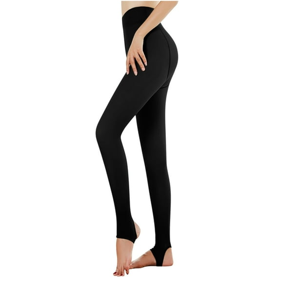 ShomPort High Waisted Yoga Leggings for Womens Elastic Opaque Smoothing Stirrup Cozy Soft Daily Workout Breathable Tights