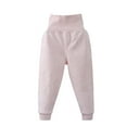 thumbnail image 1 of ShomPort Infant Toddler Kids High Waisted Joggers Fall Cotton Loose Comfy Sweatpants for Boys and Girls, 1 of 3