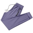 thumbnail image 1 of ShomPort Jogger Pants for Mens Lightweight Drawstring Activewear Breathable Cooling Outdoor Summer Trousers with Pockets, 1 of 4