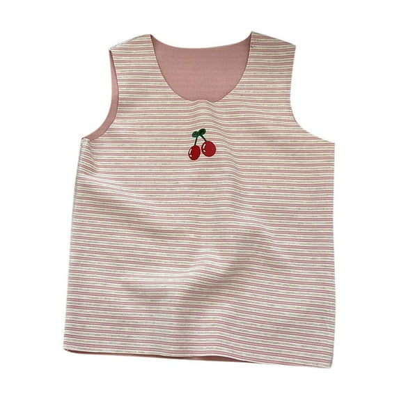 ShomPort Kid Warm Tank Tops Crew Neck Base Layer Vest Sleeveless Thermal Underwear Winter Soft Undershirt 1Y-9Y