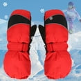 thumbnail image 1 of ShomPort Kids Gloves Winter Waterproofs Snow Ski Gloves Toddler Snowboarding Gloves Windproof 6-11 Years, 1 of 5