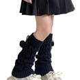 thumbnail image 1 of ShomPort Leg Warmers for Girl Long Boot Socks Winter Leg Cover Thermal Cable Knit Leg Warmer, 1 of 3