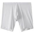 thumbnail image 1 of ShomPort Long Leg Underpants for Mens Mesh Solid Color Mid-Rise Waisted Breathable Casual Everyday Athletic Briefs, 1 of 2