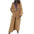 thumbnail image 1 of ShomPort Long Length Cardigans for Women Fall Cable Knit Long Sleeve Warm Sweaters Open Front Outwear, 1 of 6