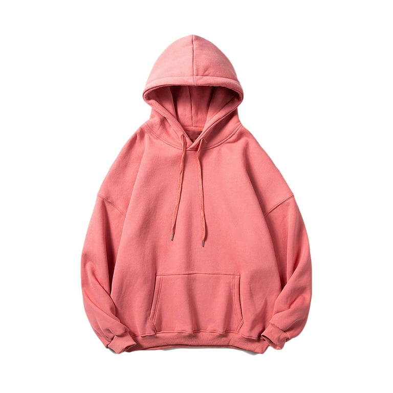 Drawstring detail solid hoodie sales