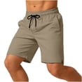 thumbnail image 1 of ShomPort Mens Board Shorts Elastic Waist Quick Dry Lined Drawstring Breathable Beach Shorts with Pockets Summer, 1 of 7