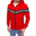 thumbnail image 1 of ShomPort Mens Slim Lightweight Zip up Hoodie with Pockets Casual Long Sleeve Hooded Sweatshirt, 1 of 7