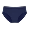thumbnail image 1 of ShomPort Mid-Rise Waisted Panties for Womens Cotton Seamless Comfort Hip Lift Solid Color Smoothing Briefs, 1 of 2
