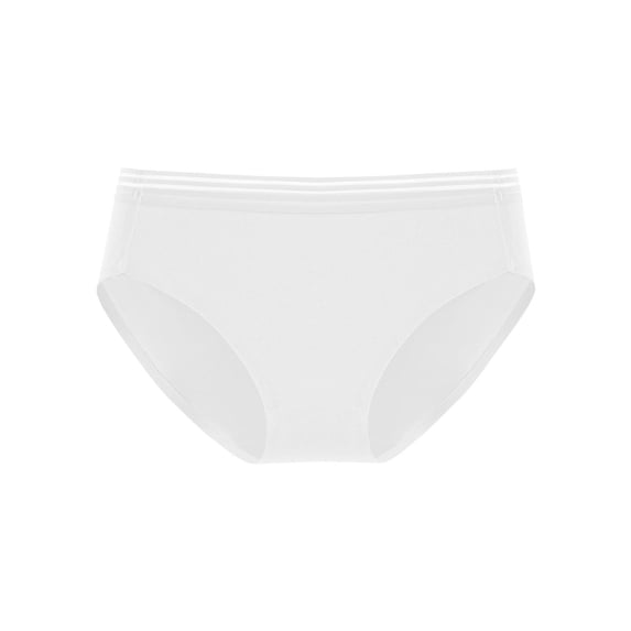 ShomPort Mid-Rise Waisted Panties for Womens Cotton Seamless Comfort Hip Lift Solid Color Smoothing Briefs