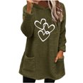 thumbnail image 1 of ShomPort Oversized Hoodies For Women Long Sleeve Hooded Fuzzy Sweatshirt Womens Winter Fleece Sweater With Pockets, 1 of 5