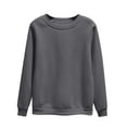 thumbnail image 1 of ShomPort Oversized Sweatshirt for Women Fall Plus Size Long Sleeve Pullover Top Fleece Crewneck Sweatshirts M-4X, 1 of 5