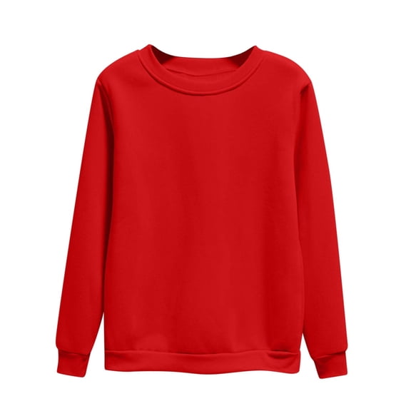 ShomPort Oversized Sweatshirt for Women Fall Plus Size Long Sleeve Pullover Top Fleece Crewneck Sweatshirts M-4X