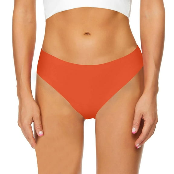 ShomPort Period Briefs for Womens Plus Size No Show Seamless Low Waisted Underwear Breathable Solid Color Panties