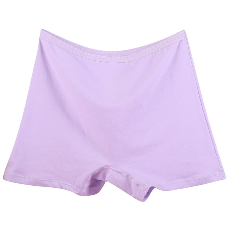 ShomPort Plus Size Cotton Boyshorts Underwear Comfortable Soft High Waisted Shorts for Dress Panties X 6X Walmart