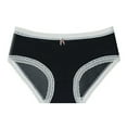 thumbnail image 1 of ShomPort Seamless Panties for Womens Color Block Invisible Cotton Lace Trim Cute Briefs Bow Knot Soft Underwear, 1 of 1