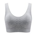 thumbnail image 1 of ShomPort Seamless Sports Bra for Women Removable Padded Breathable Cropped Tank Top Plus Size Workout Yoga Bra, 1 of 2