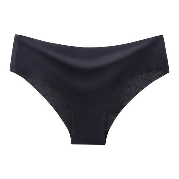 ShomPort Seamless Underwear for Women Mid Waist No Show Sports Panties Breathable Ladies Briefs