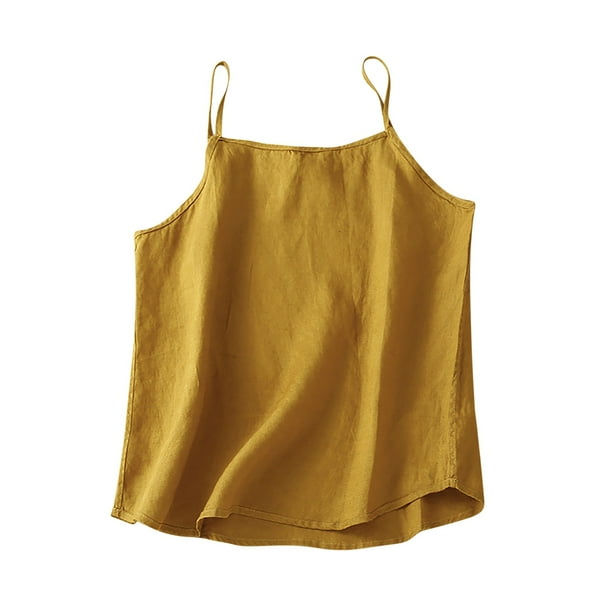 Long Nice Camisoles Women's Plus Size Cami With Built In Bra Cup